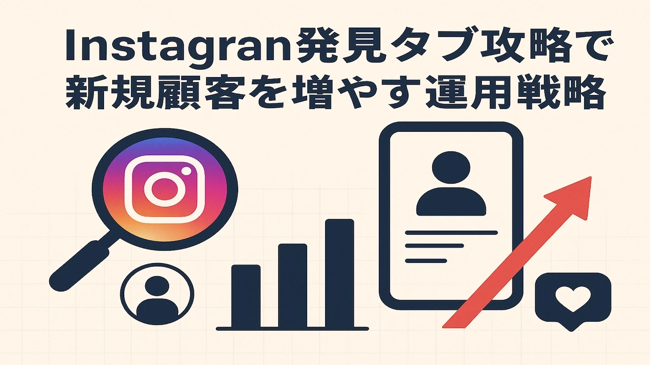 Instagram発見タブ攻略で新規顧客を増やす運用戦略