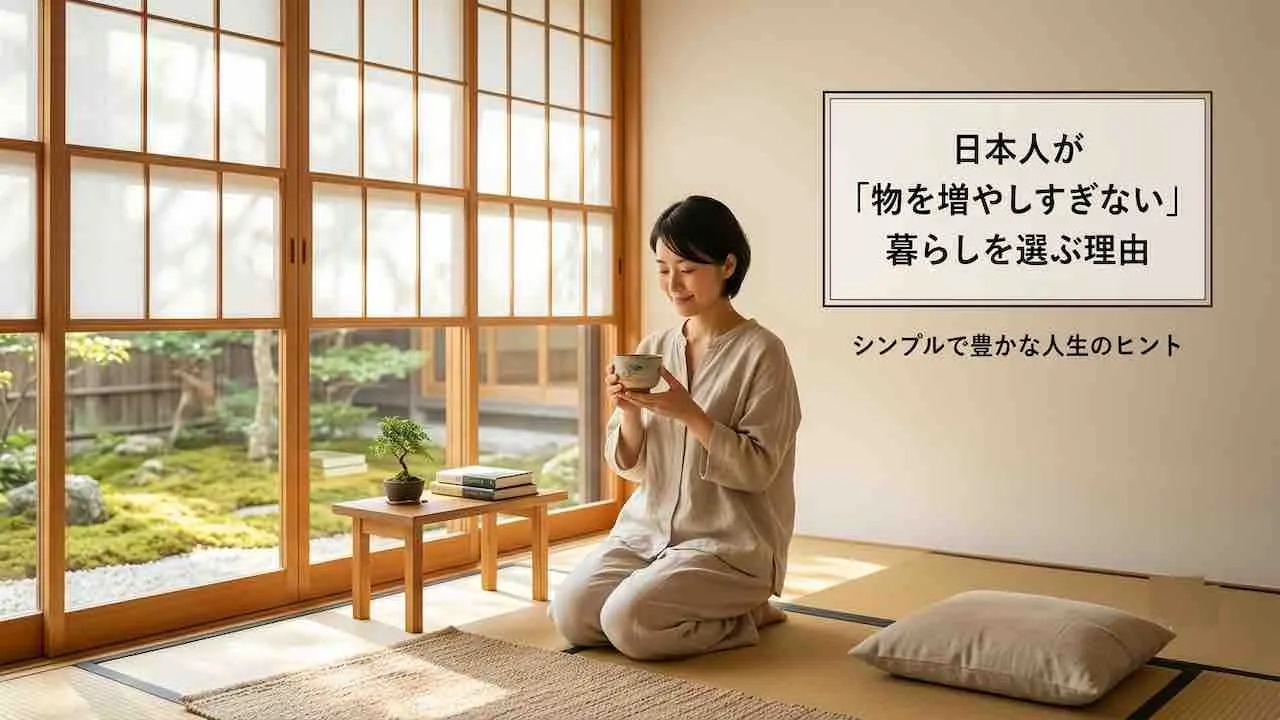 日本人が「物を増やしすぎない」暮らしを選ぶ理由